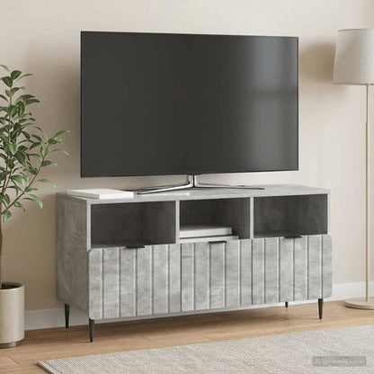 Televizní Skříň Se Zásuvkou Betonově Šedá 102 X 34,5 X 50 Cm
