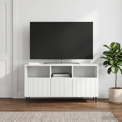 Televizní Skříň Bílá S Vysokým Leskem 102 X 34,5 X 50 Cm