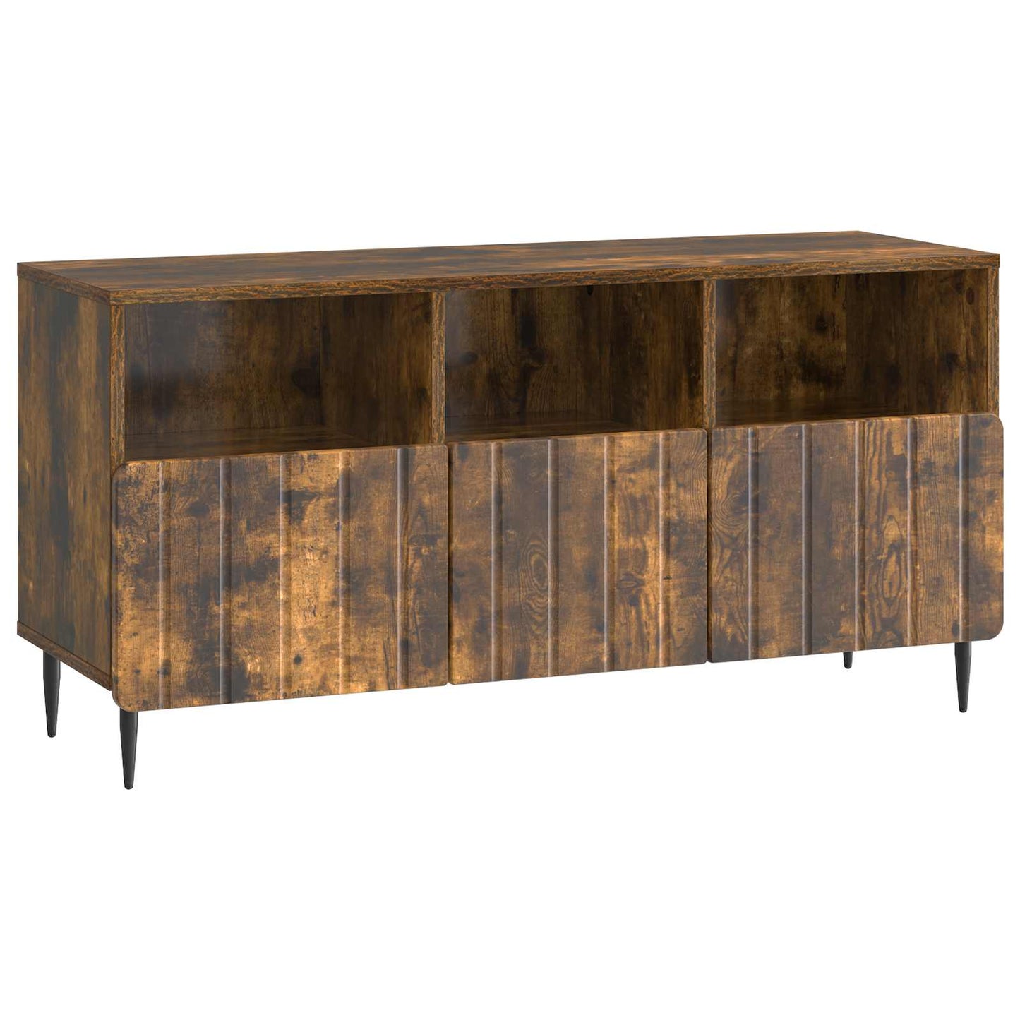 Televizní Skříň Kouřový Dub 102 X 34,5 X 50 Cm Kompozitní Dřevo