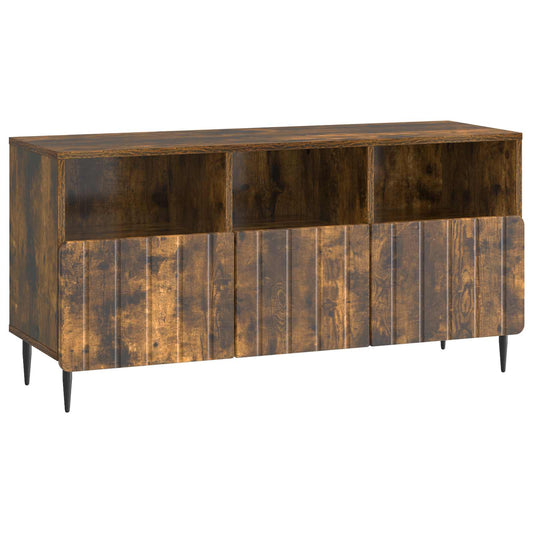 Televizní Skříň Kouřový Dub 102 X 34,5 X 50 Cm Kompozitní Dřevo