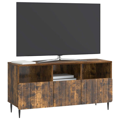 Televizní Skříň Kouřový Dub 102 X 34,5 X 50 Cm Kompozitní Dřevo