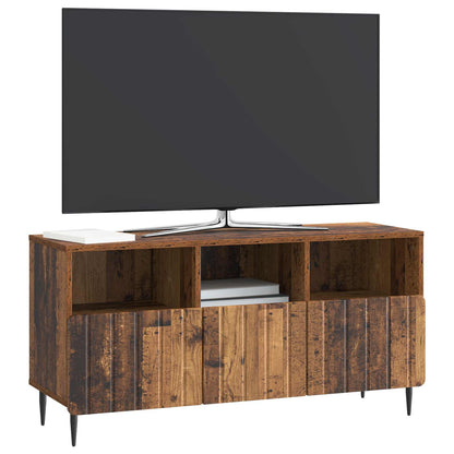 Televizní Skříň Staré Dřevo 102 X 34,5 X 50 Cm Kompozitní Dřevo