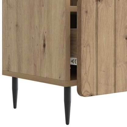 Televizní Skříň 102 X 34,5 X 50 Cm Dub Artisan Kompozitní Dřevo