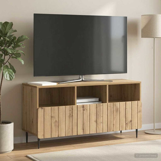 Televizní Skříň 102 X 34,5 X 50 Cm Dub Artisan Kompozitní Dřevo