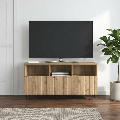 Televizní Skříň 102 X 34,5 X 50 Cm Dub Artisan Kompozitní Dřevo