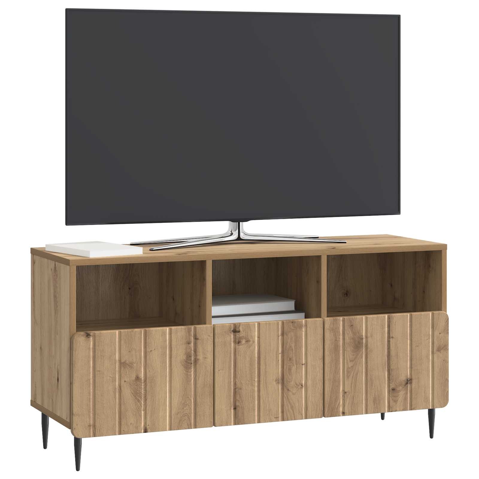 Televizní Skříň 102 X 34,5 X 50 Cm Dub Artisan Kompozitní Dřevo
