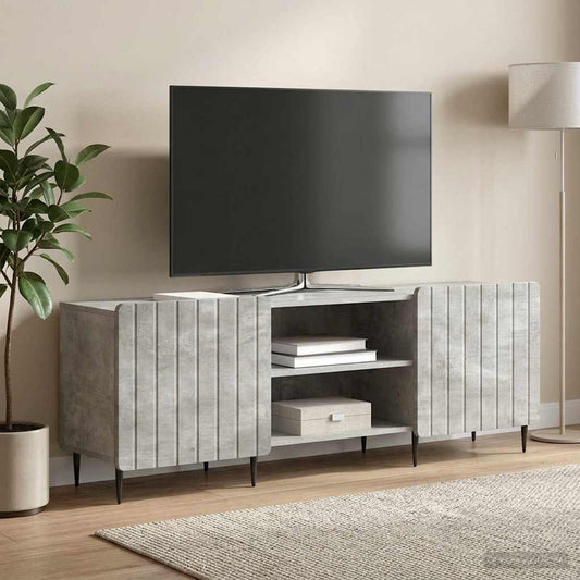 Televizní Skříň Betonově Šedá 150 X 31 X 52 Cm Kompozitní Dřevo