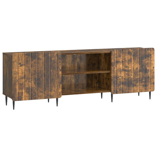 Televizní Skříň Kouřový Dub 150 X 31 X 52 Cm Kompozitní Dřevo