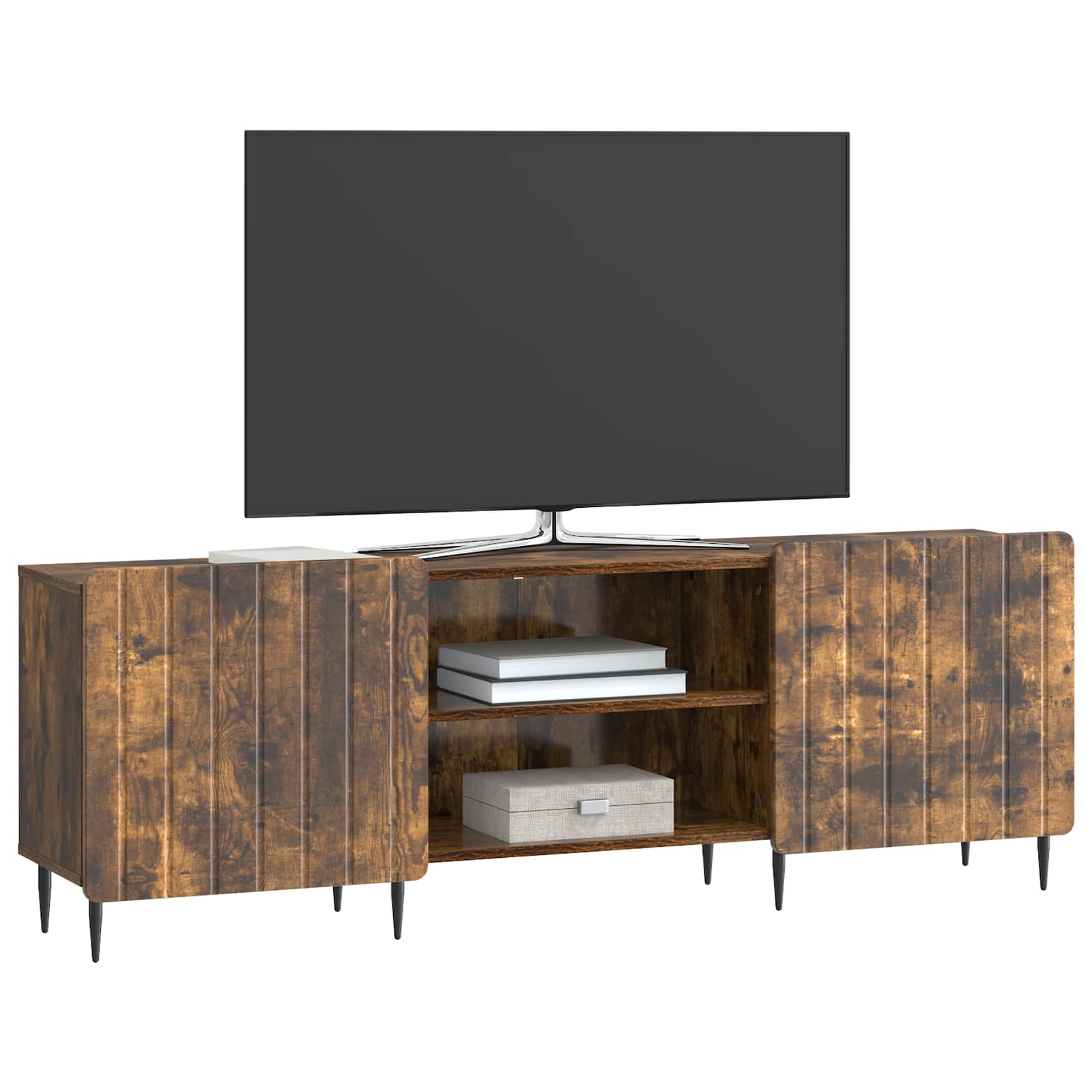Televizní Skříň Kouřový Dub 150 X 31 X 52 Cm Kompozitní Dřevo