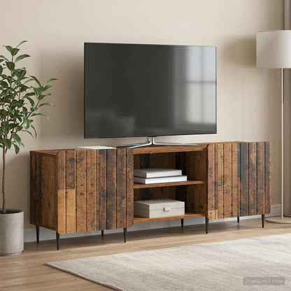 Televizní Skříň Staré Dřevo 150 X 31 X 52 Cm Kompozitní Dřevo