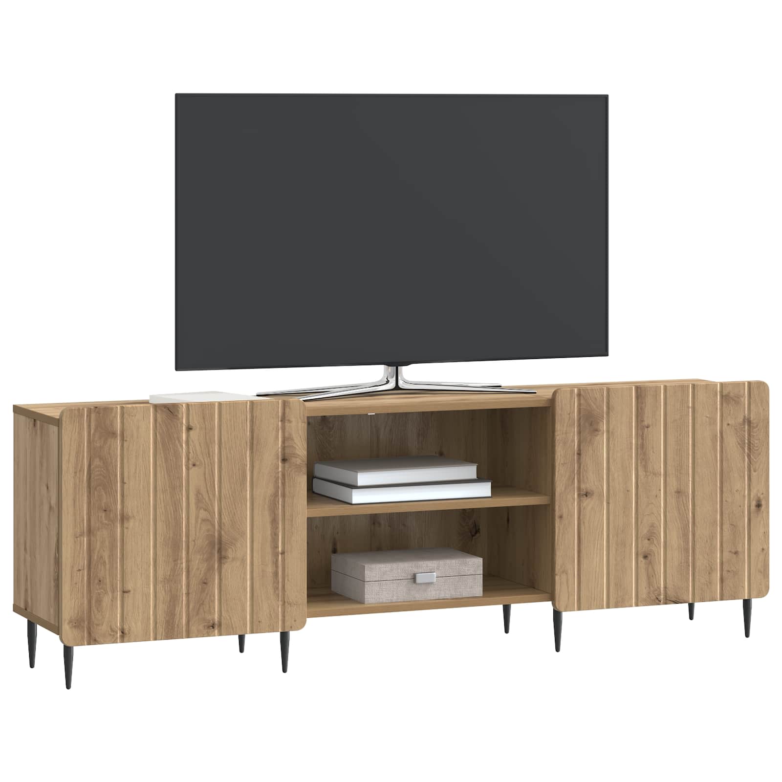 Televizní Skříň 150 X 31 X 52 Cm Dub Artisan Kompozitní Dřevo