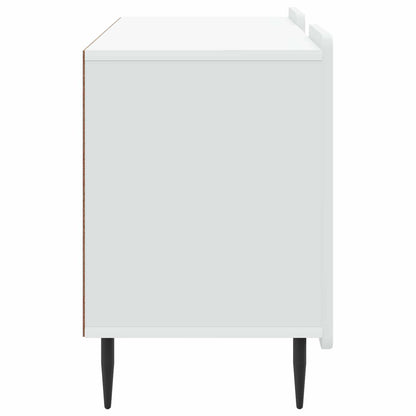 Televizní Skříň Bílá 102 X 34,5 X 52 Cm Kompozitní Dřevo