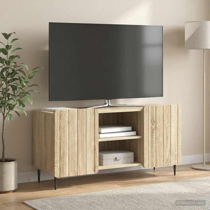 Televizní Skříň Dub Sonoma 102 X 34,5 X 52 Cm Kompozitní Dřevo