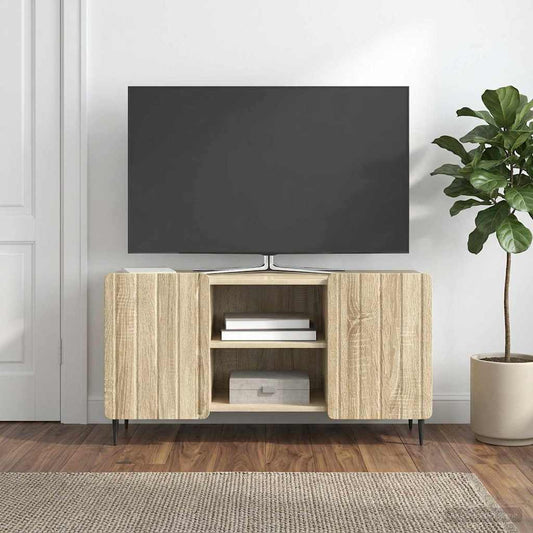 Televizní Skříň Dub Sonoma 102 X 34,5 X 52 Cm Kompozitní Dřevo