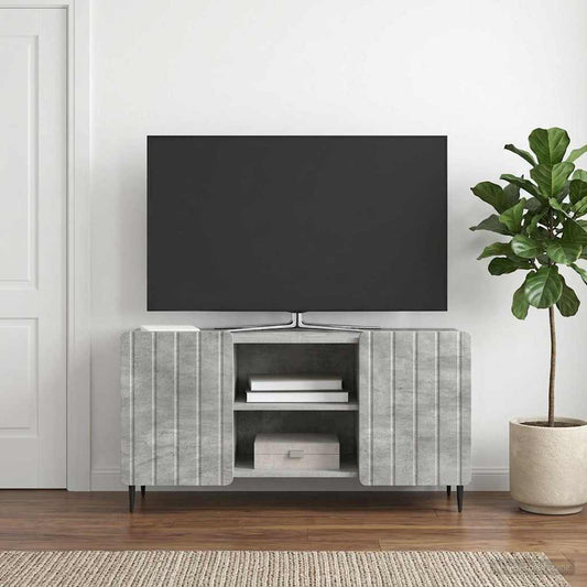 Televizní Skříň Betonově Šedá 102 X 34,5 X 52 Cm