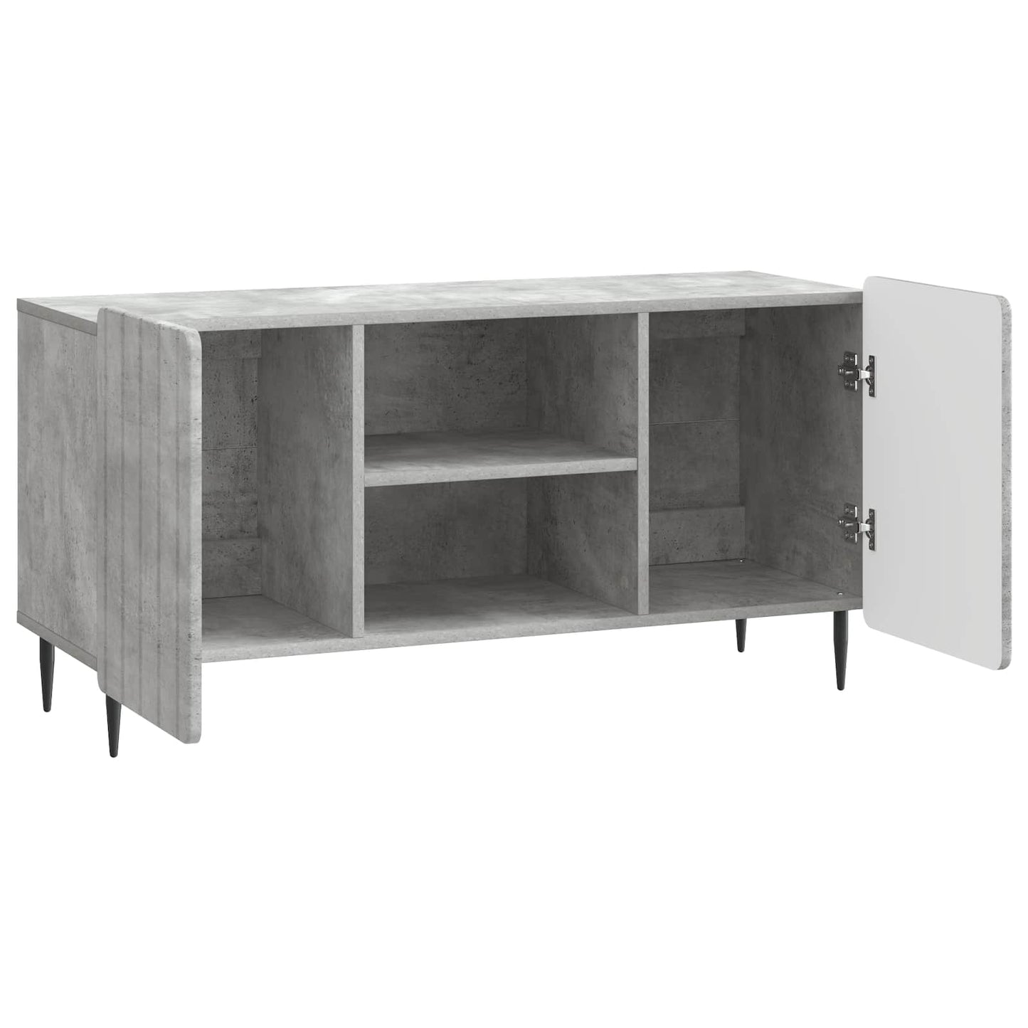 Televizní Skříň Betonově Šedá 102 X 34,5 X 52 Cm