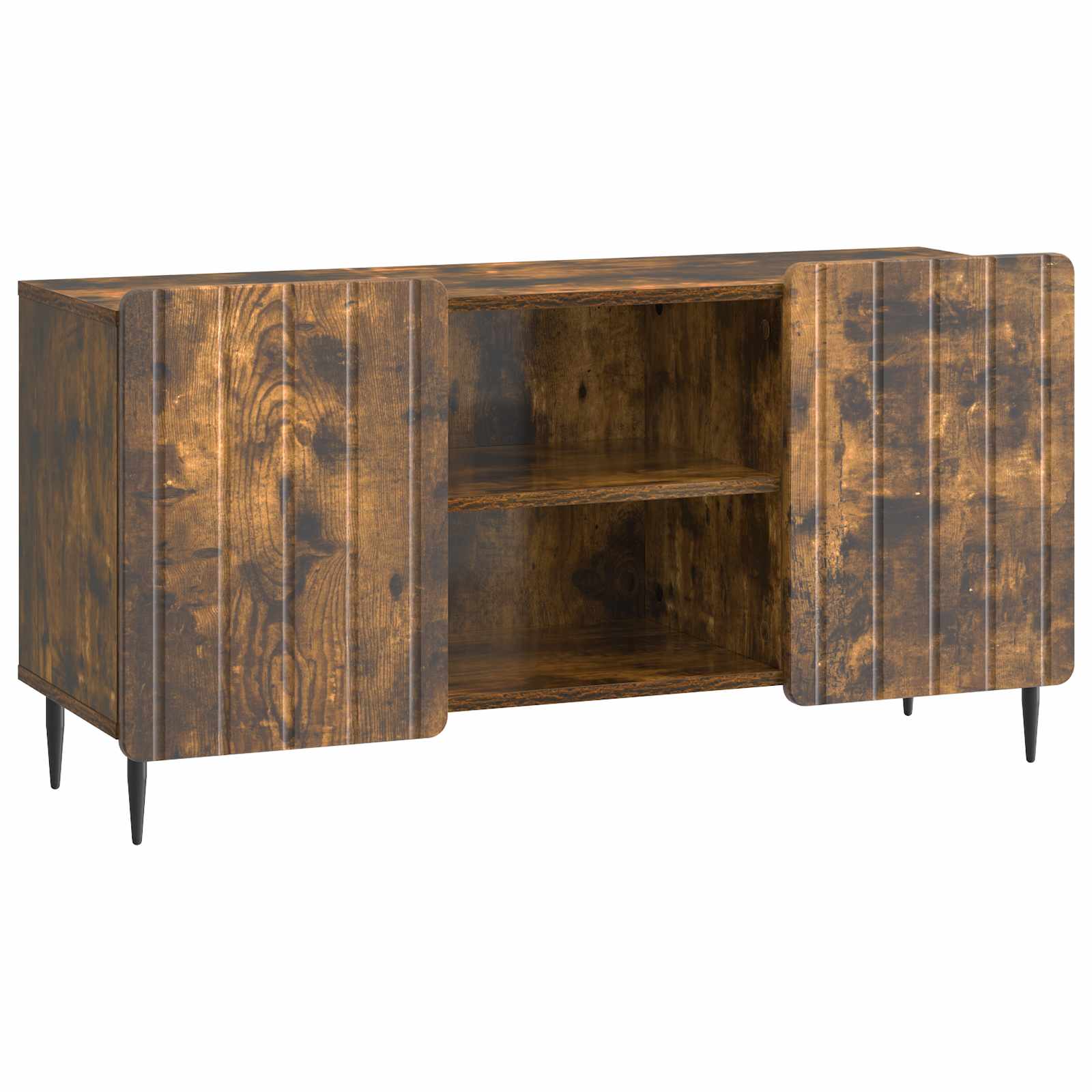 Televizní Skříň Kouřový Dub 102 X 34,5 X 52 Cm Kompozitní Dřevo