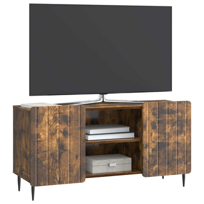 Televizní Skříň Kouřový Dub 102 X 34,5 X 52 Cm Kompozitní Dřevo