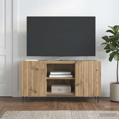 Televizní Skříň 102 X 34,5 X 52 Cm Dub Artisan Kompozitní Dřevo