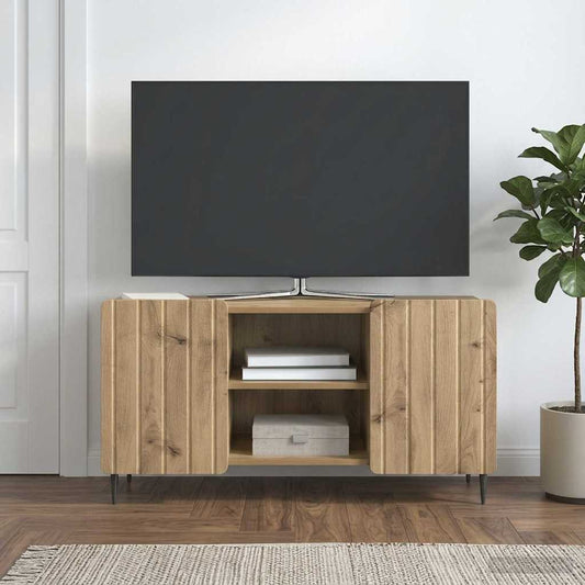 Televizní Skříň 102 X 34,5 X 52 Cm Dub Artisan Kompozitní Dřevo