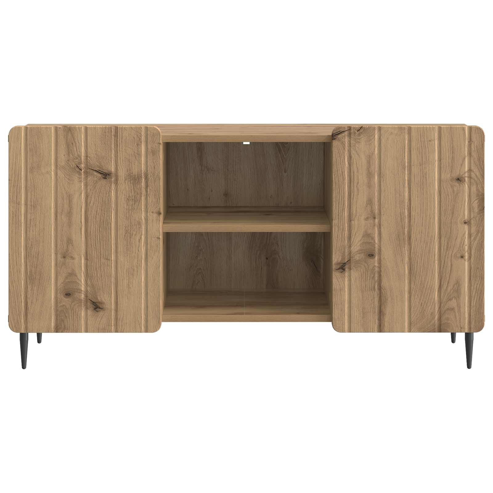 Televizní Skříň 102 X 34,5 X 52 Cm Dub Artisan Kompozitní Dřevo