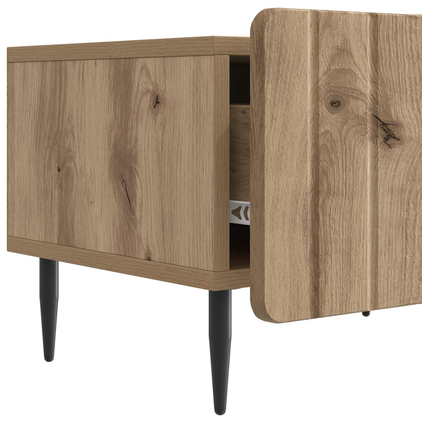 Televizní Skříň 147 X 34,5 X 32 Cm Dub Artisan Kompozitní Dřevo