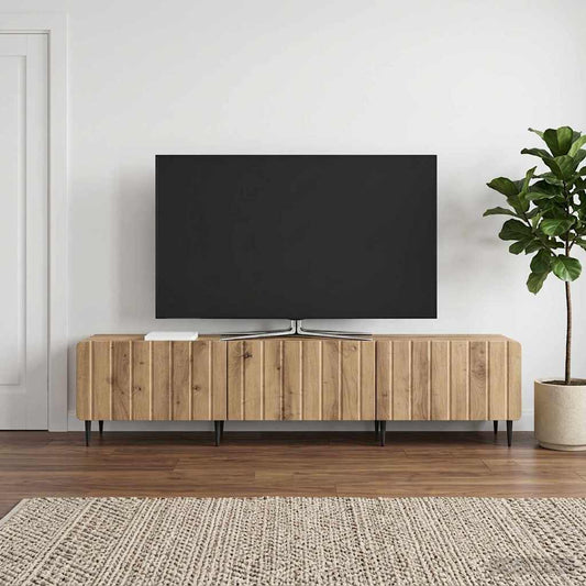 Televizní Skříň 147 X 34,5 X 32 Cm Dub Artisan Kompozitní Dřevo