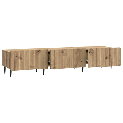 Televizní Skříň 147 X 34,5 X 32 Cm Dub Artisan Kompozitní Dřevo