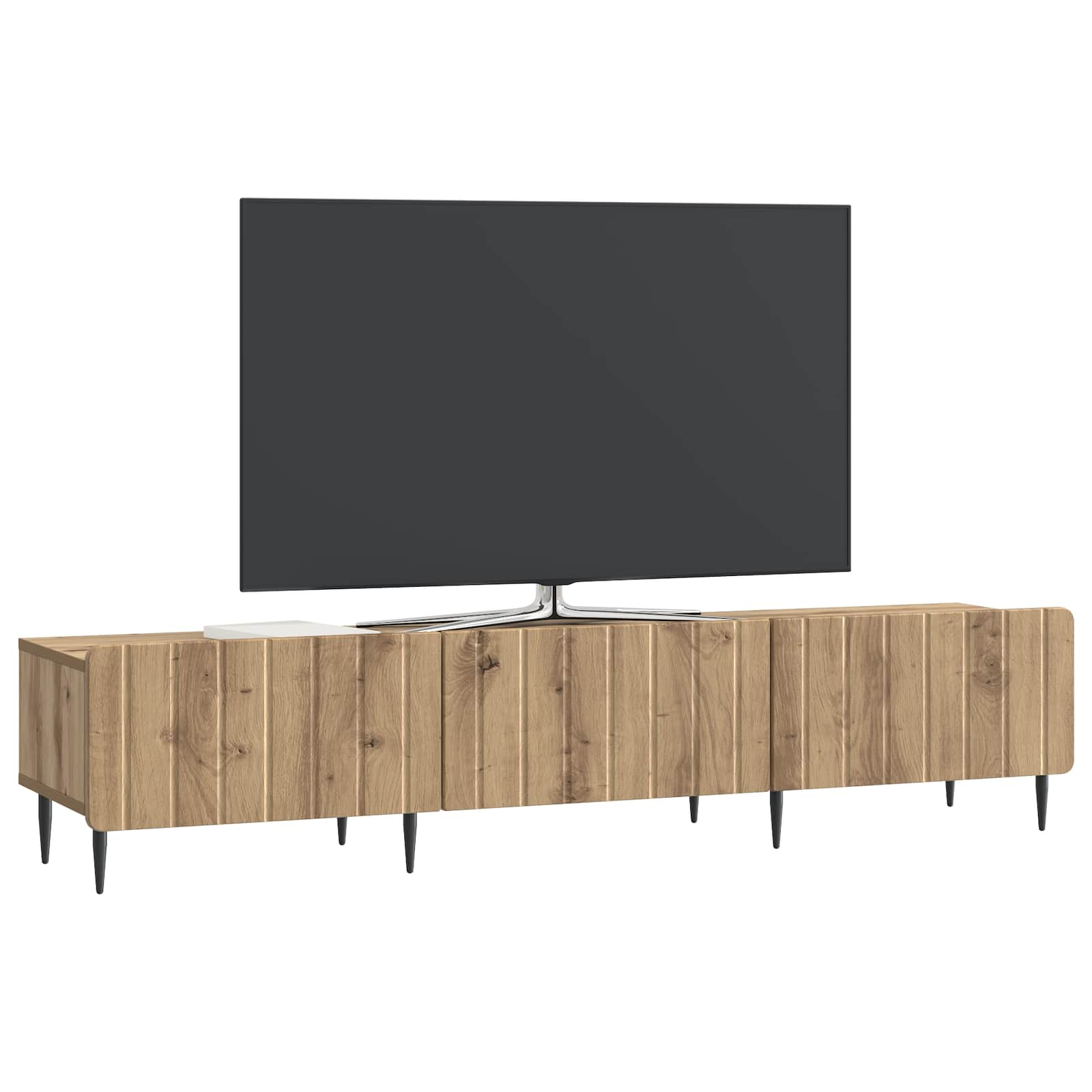 Televizní Skříň 147 X 34,5 X 32 Cm Dub Artisan Kompozitní Dřevo