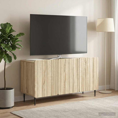 Televizní Skříň Dub Sonoma 99 X 34,5 X 52 Cm Kompozitní Dřevo