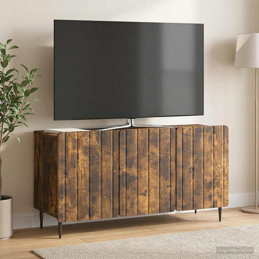 Televizní Skříň Kouřový Dub 99 X 34,5 X 52 Cm Kompozitní Dřevo