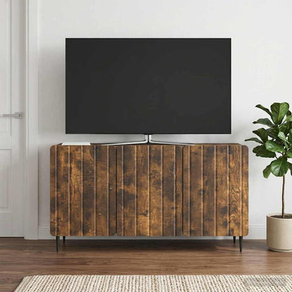 Televizní Skříň Kouřový Dub 99 X 34,5 X 52 Cm Kompozitní Dřevo