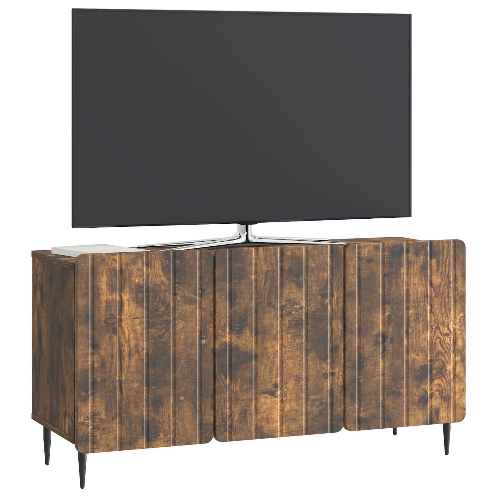 Televizní Skříň Kouřový Dub 99 X 34,5 X 52 Cm Kompozitní Dřevo