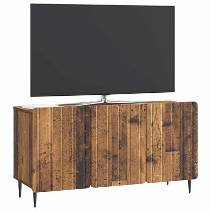 Televizní Skříň Staré Dřevo 99 X 34,5 X 52 Cm Kompozitní Dřevo