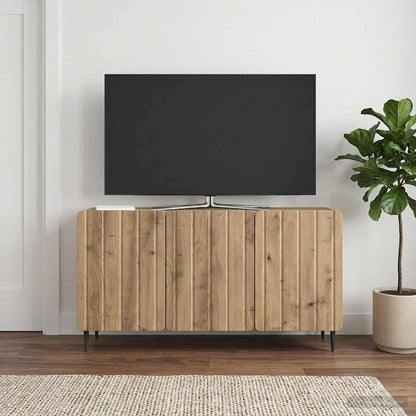 Televizní Skříň 99 X 34,5 X 52 Cm Dub Artisan Kompozitní Dřevo