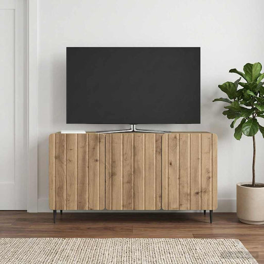 Televizní Skříň 99 X 34,5 X 52 Cm Dub Artisan Kompozitní Dřevo