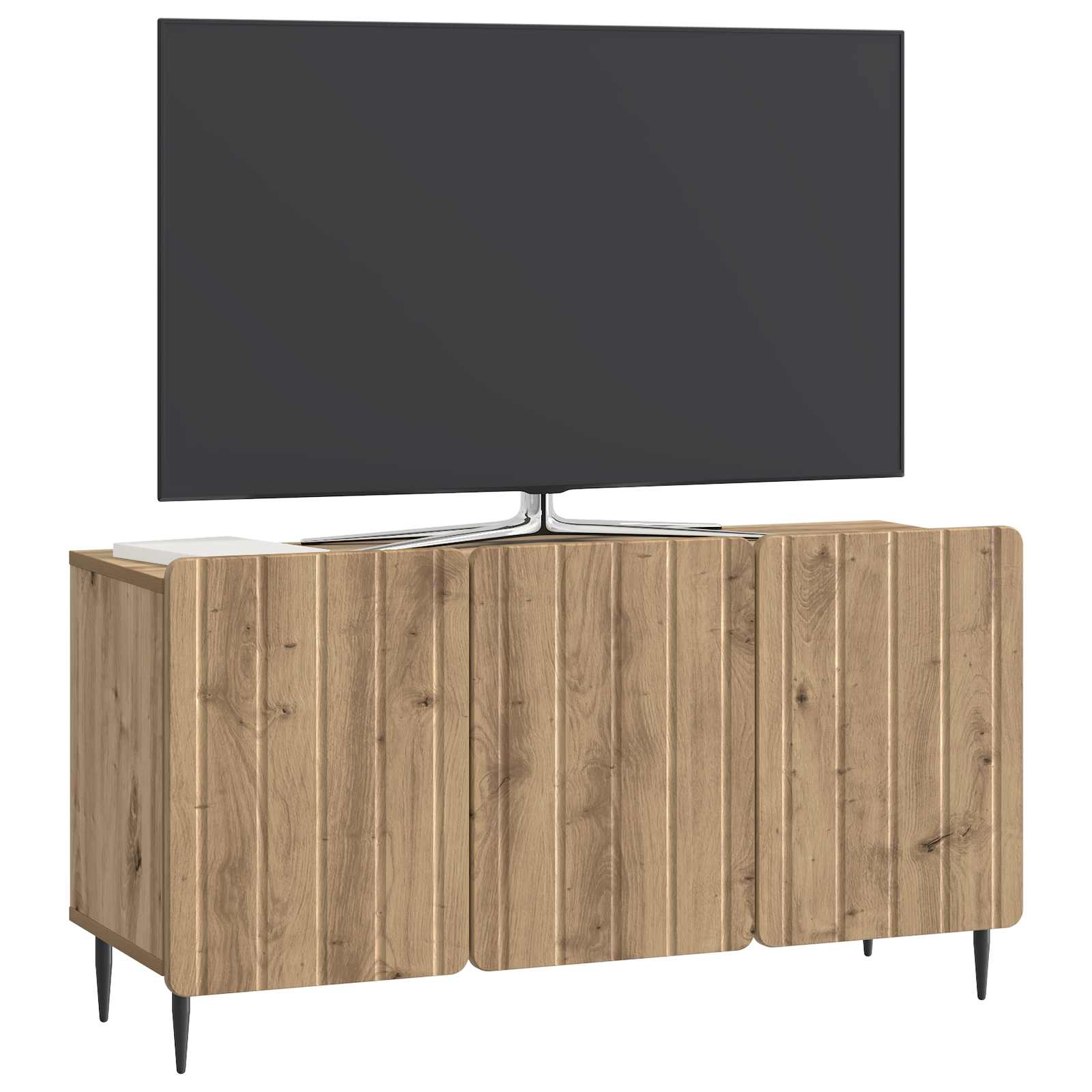 Televizní Skříň 99 X 34,5 X 52 Cm Dub Artisan Kompozitní Dřevo