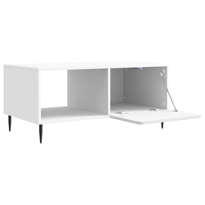 Konferenční Stolek Bílá 90 X 50 X 40 Cm Kompozitní Dřevo