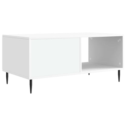 Konferenční Stolek Bílá 90 X 50 X 40 Cm Kompozitní Dřevo