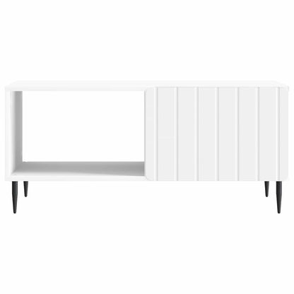 Konferenční Stolek Bílá 90 X 50 X 40 Cm Kompozitní Dřevo