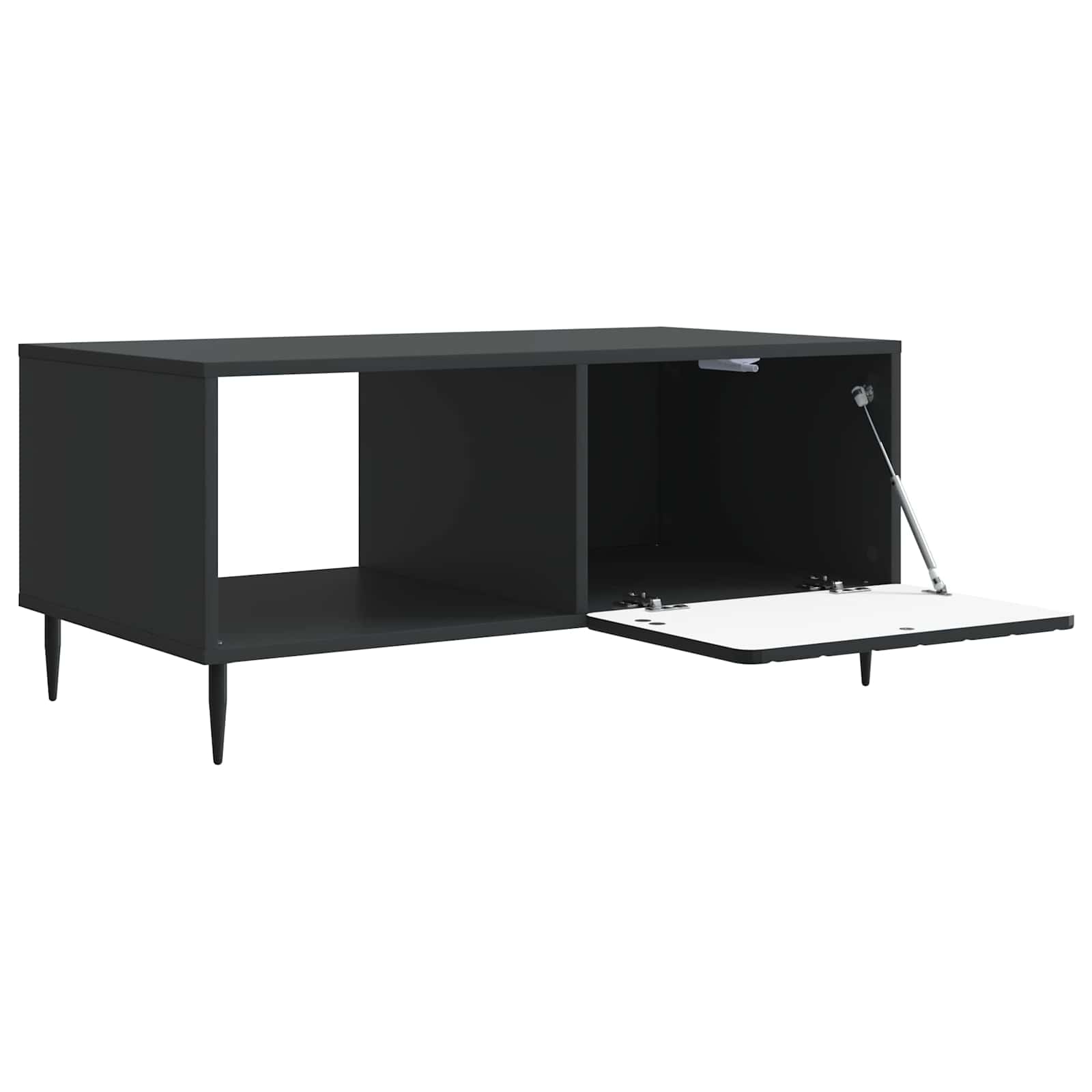 Konferenční Stolek Černá 90 X 50 X 40 Cm Kompozitní Dřevo