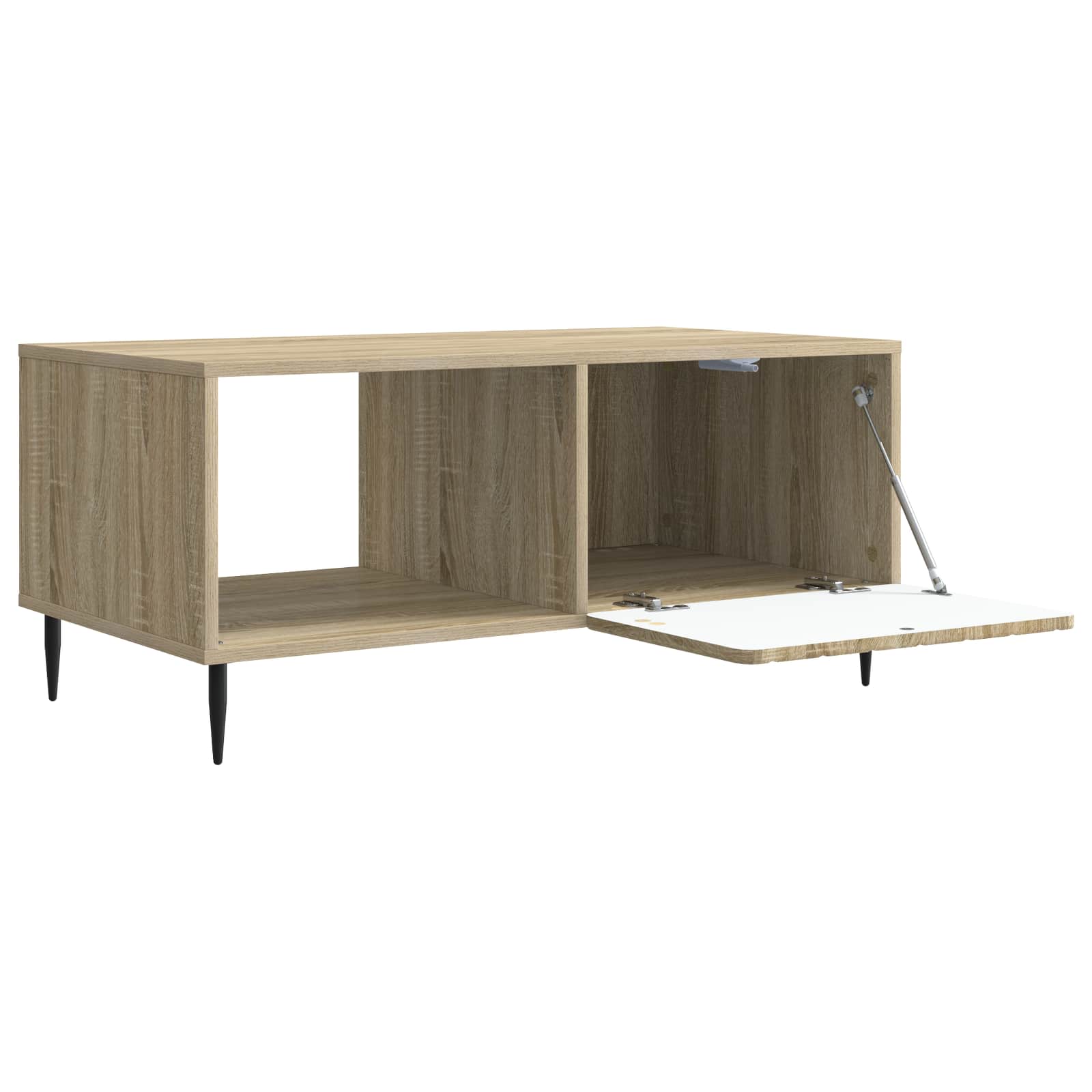 Konferenční Stolek Dub Sonoma 90 X 50 X 40 Cm Kompozitní Dřevo
