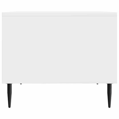 Konferenční Stolek Bílá S Vysokým Leskem 90 X 50 X 40 Cm