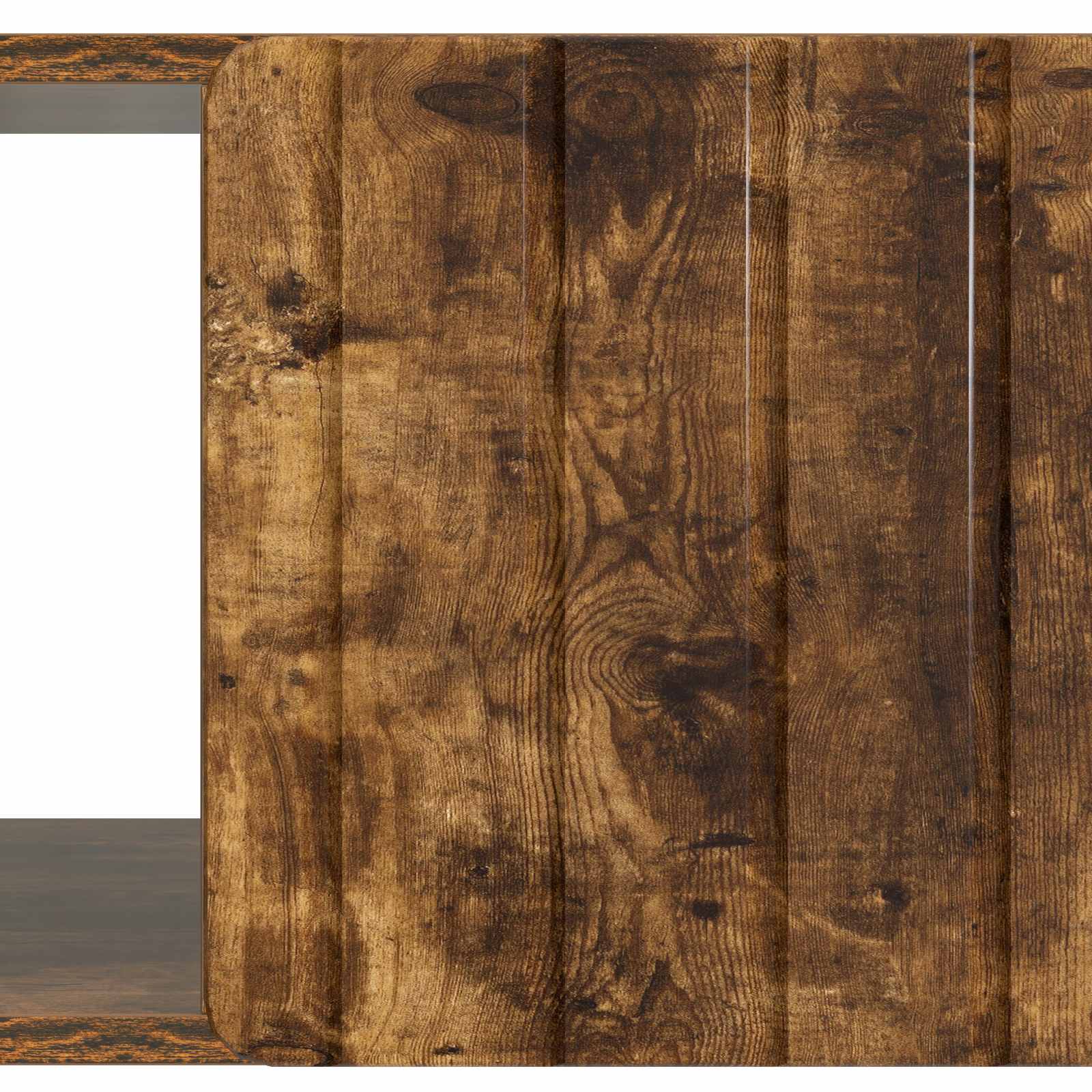 Konferenční Stolek Kouřový Dub 90 X 50 X 40 Cm Kompozitní Dřevo