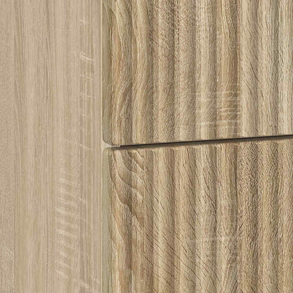 Noční Skříňka Se Zásuvkou 2 Pcs Dub Sonoma 43 X 34,5 X 48 Cm