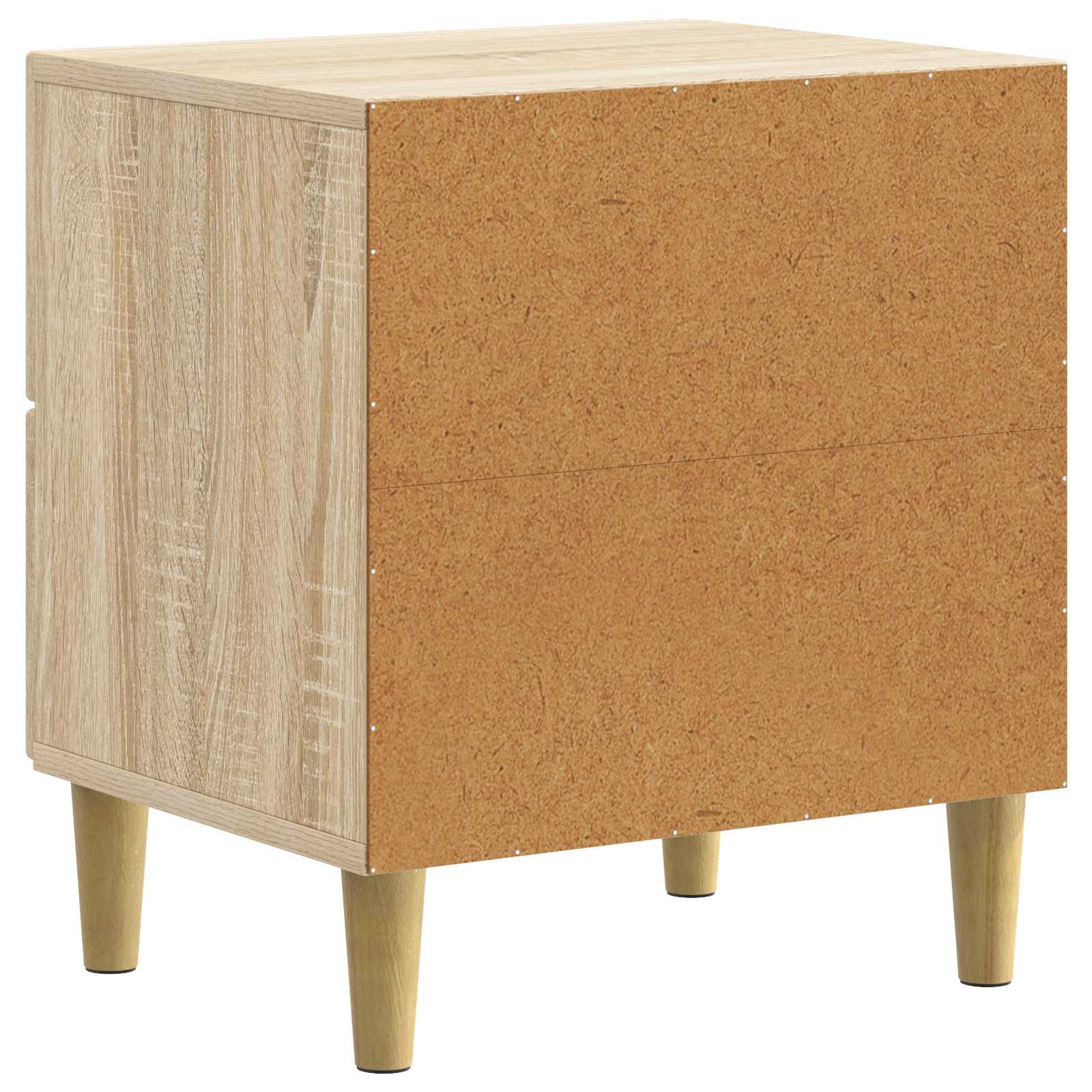 Noční Skříňka Se Zásuvkou 2 Pcs Dub Sonoma 43 X 34,5 X 48 Cm