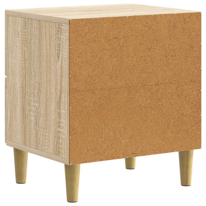 Noční Skříňka Se Zásuvkou 2 Pcs Dub Sonoma 43 X 34,5 X 48 Cm