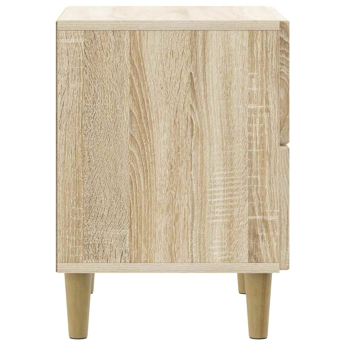 Noční Skříňka Se Zásuvkou 2 Pcs Dub Sonoma 43 X 34,5 X 48 Cm
