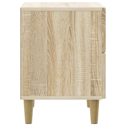 Noční Skříňka Se Zásuvkou 2 Pcs Dub Sonoma 43 X 34,5 X 48 Cm