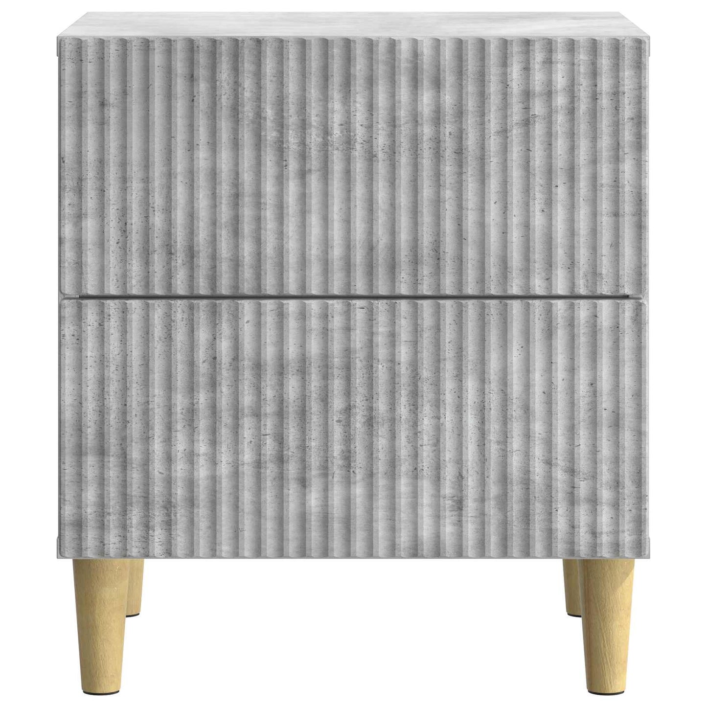 Noční Skříňka Betonově Šedá 43 X 34,5 X 48 Cm Kompozitní Dřevo